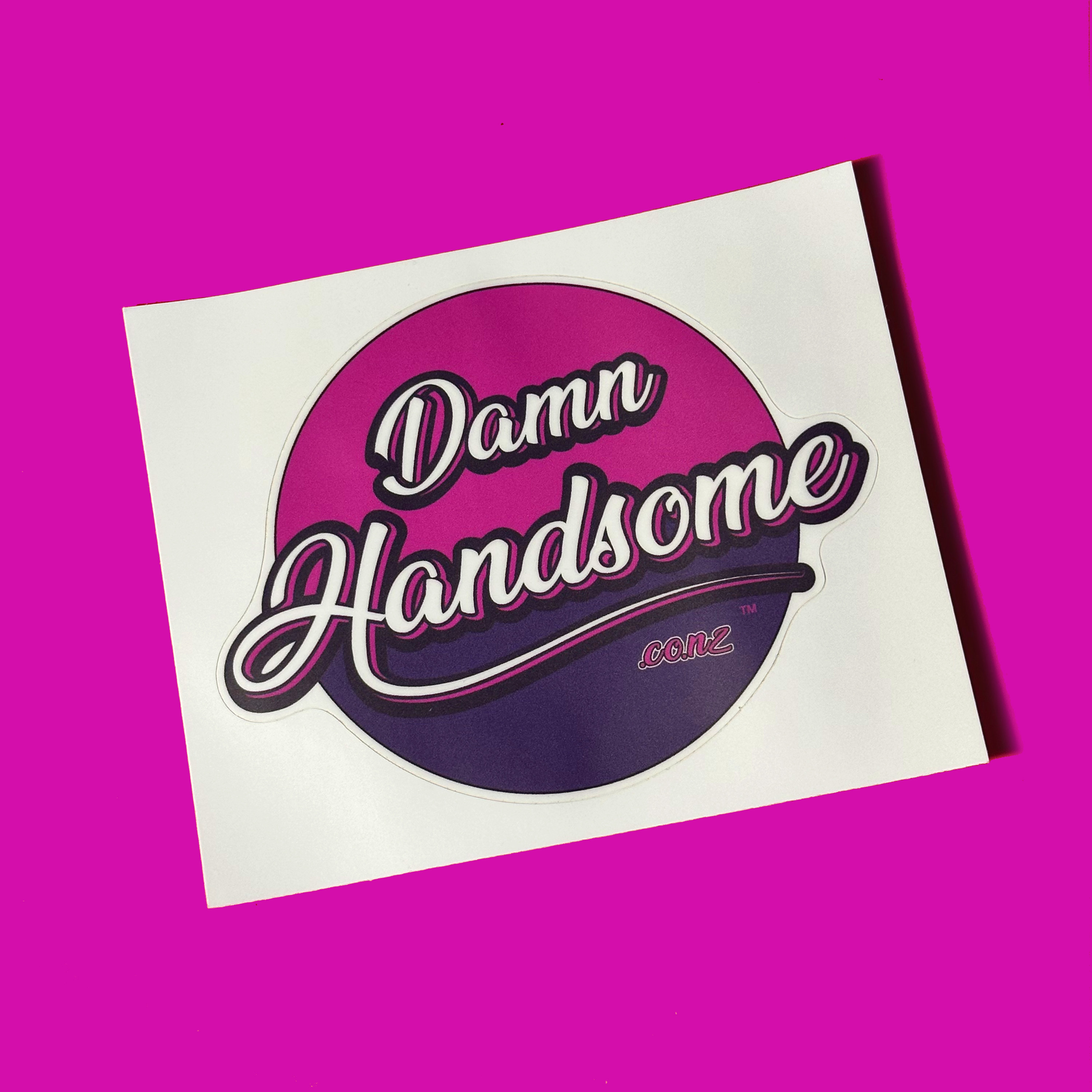 Damn Handsome Neapolitan Sticker