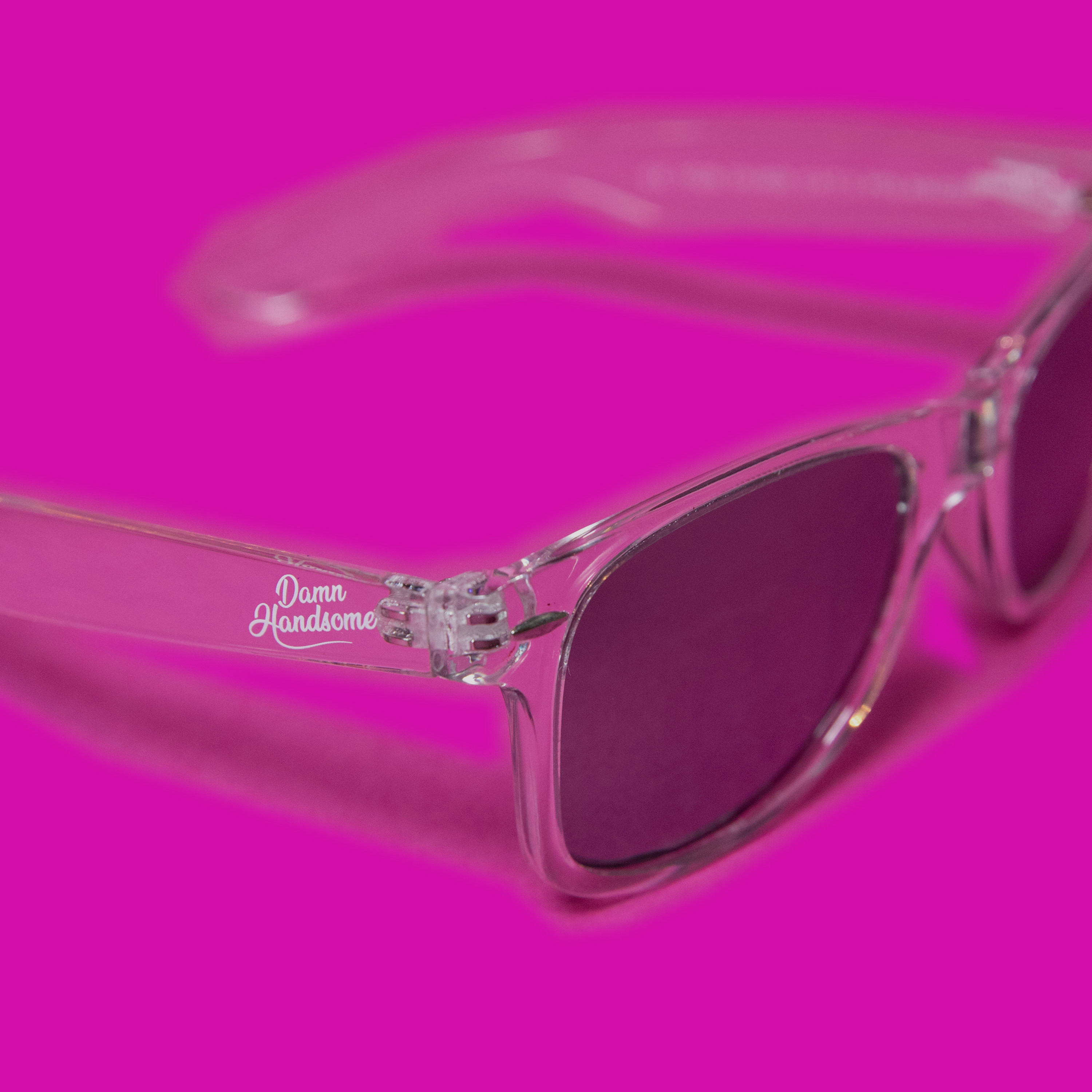 Damn Handsome Trannies (Transparent Frame Sunglasses)