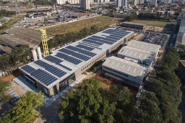 Vista panorâmica da sede do Mercado Livre, localizado em Osasco (Divulgação/Mercado Livre)