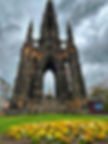 Scott Monument, un monumento gotico vittoriano all'autore scozzese Sir Walter Scott