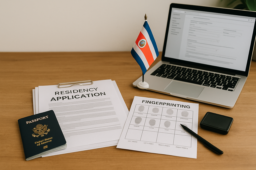 Costa Rica Residency Step-by-Step: Documents & Fingerprinting