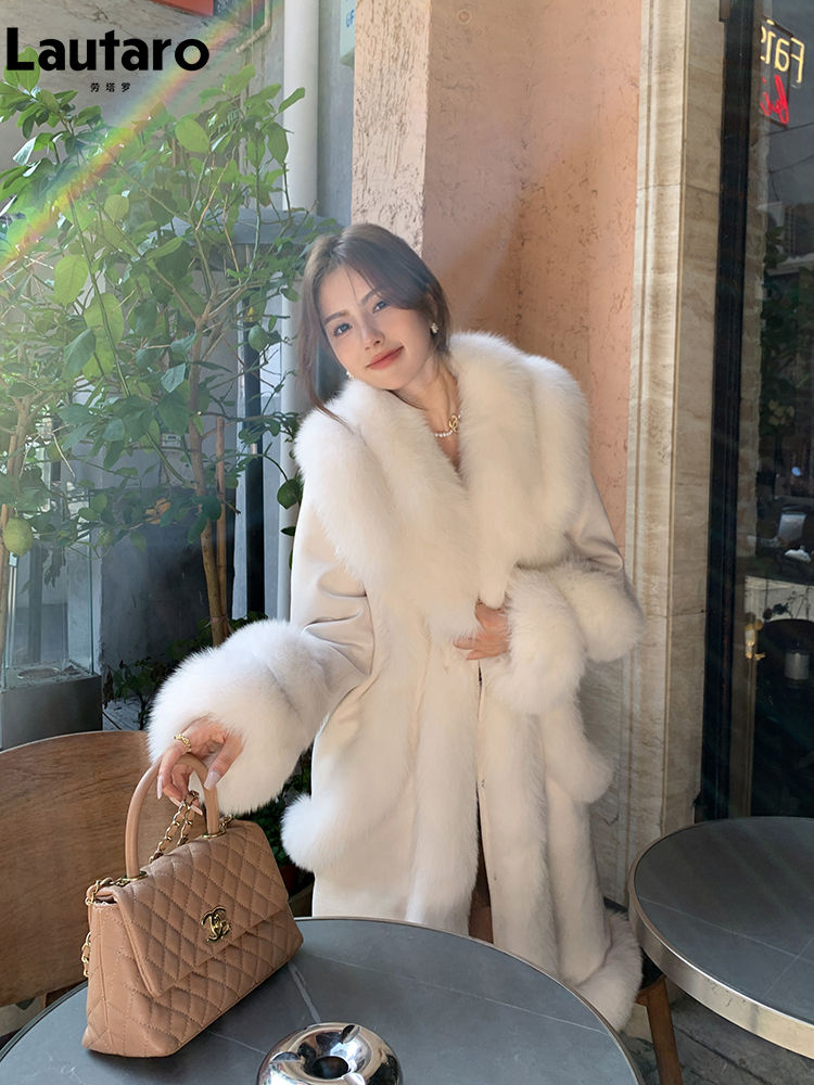 Miniatura: Casaco de pele Lautaro Luxury Thick Warm Long Coat