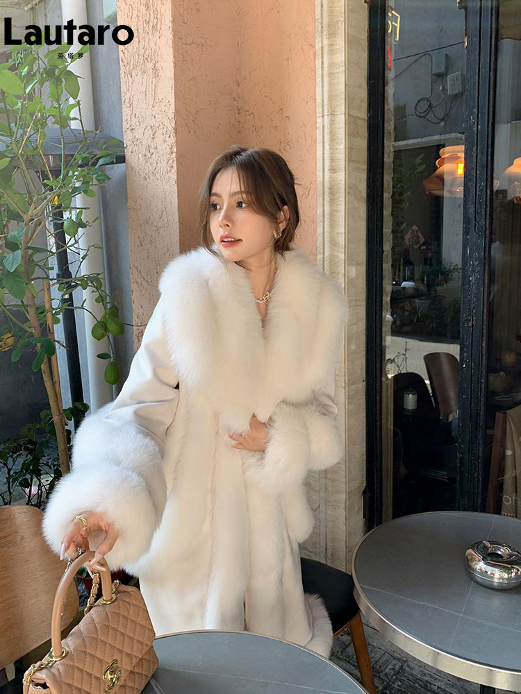 Miniatura: Casaco de pele Lautaro Luxury Thick Warm Long Coat