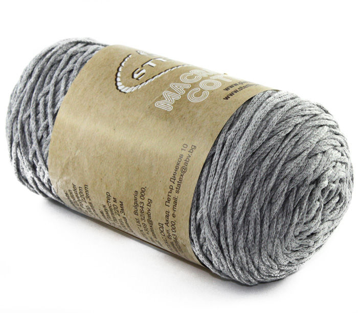 Miniaturbild: MACRAME 3mm COTTON schwarz 