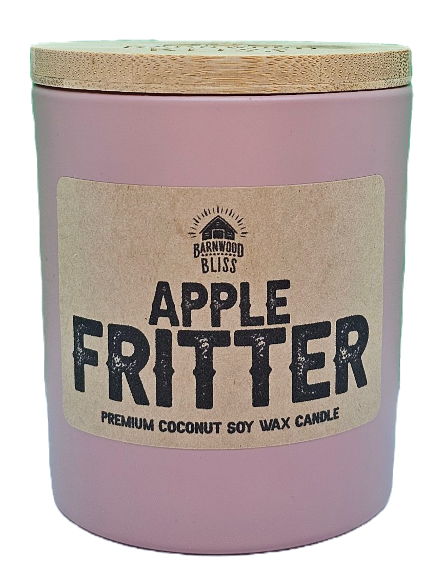 Thumbnail: Barnwood Bliss Apple Fritter Coconut Soy Candle in Terracotta Blush Jar
