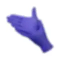 Guantes para Exámen de Nitrilo Morado