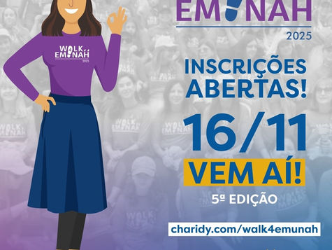 WALK4EMUNAH 2025 - INSCRIÇÕES ABERTAS