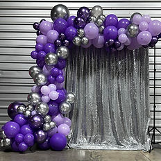 Balloon arch at Bounce ~N~ Play Party Room, Wolfforth, TX