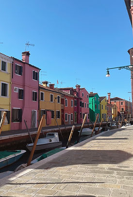 Burano à Venise en Italie
