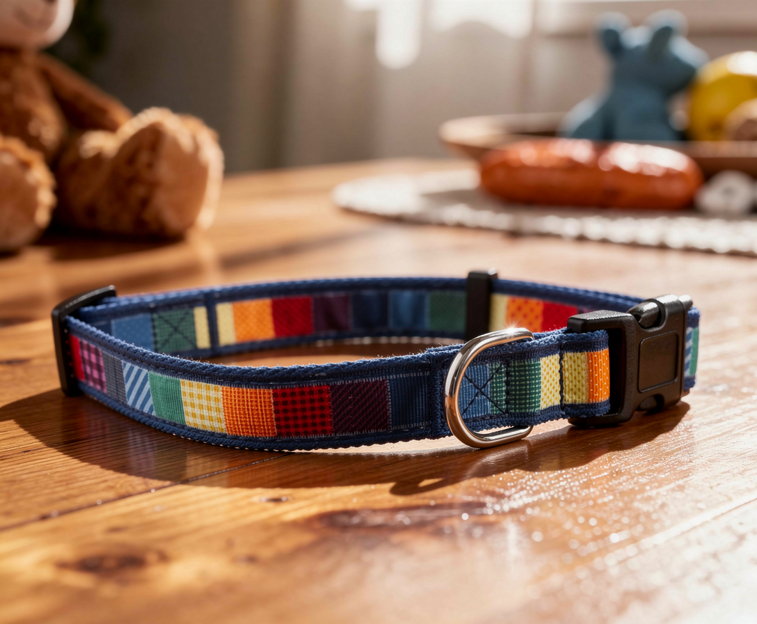 BioEnergetic Patchwork Calming Collar.  