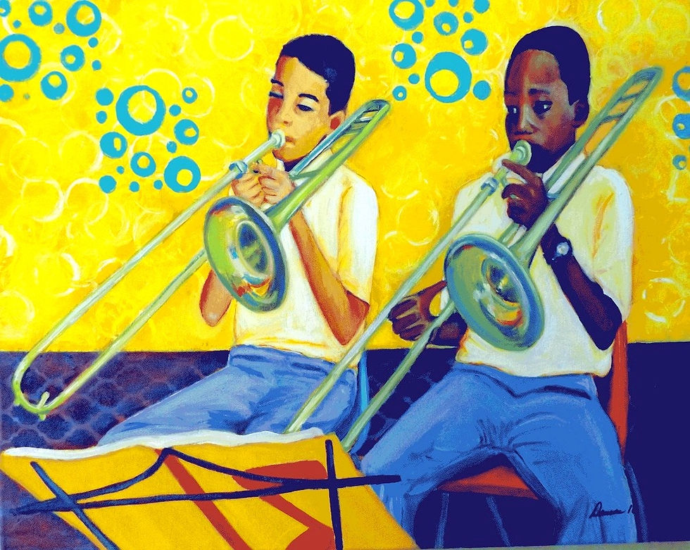 Mr. Francois' Music Room by Danica David