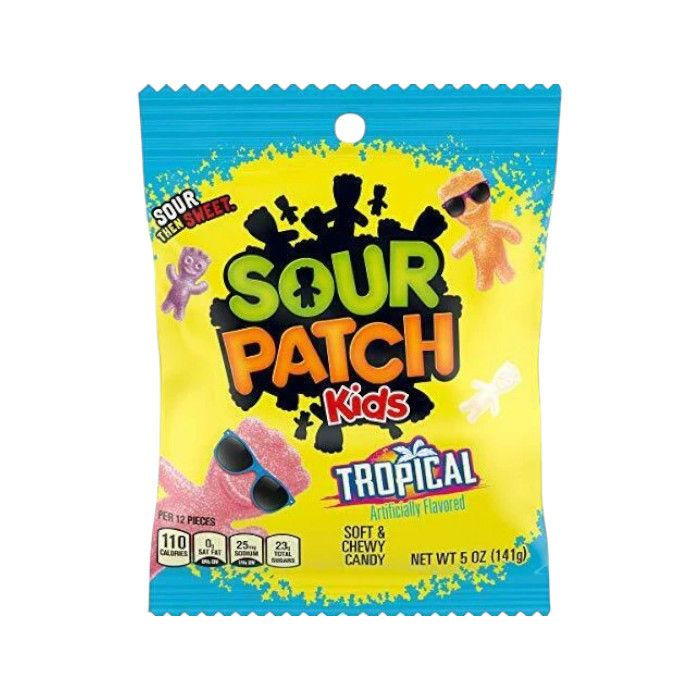 Sour Patch Kids 141g/102 Tropical Bag (141g)