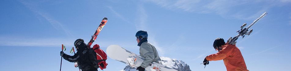 Skiers On Mountains