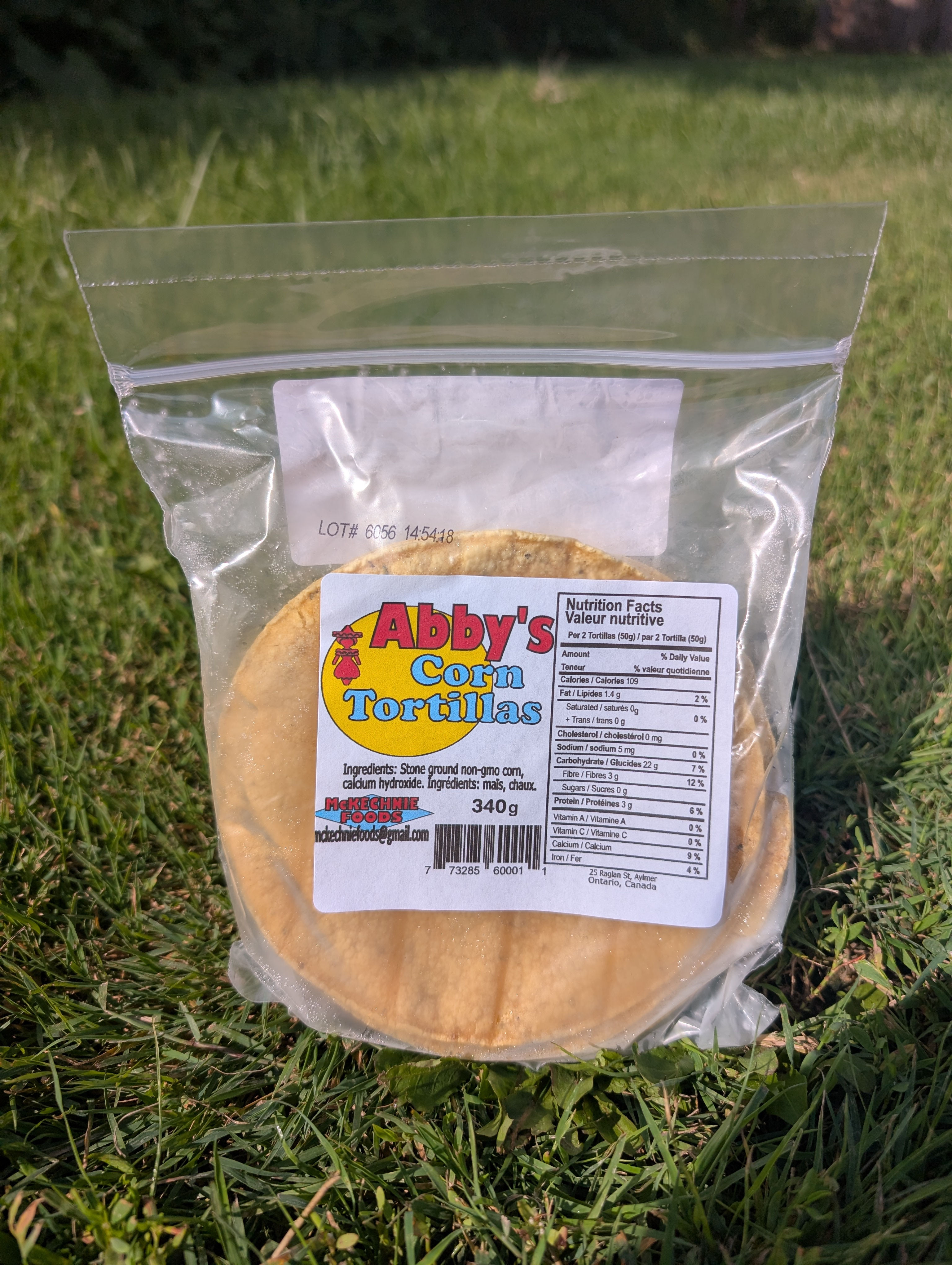 Abby's Corn Tortillas