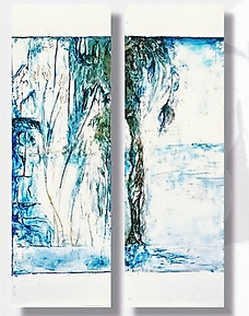 Quadro artístico vibracional “peça unica- Vitória” – ancoragem emocional criada por Edi da trilha, técnica mista