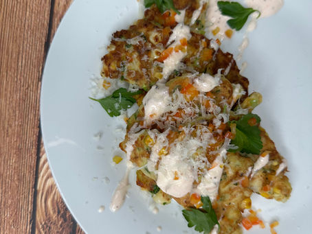 Zucchini and Corn Fritters