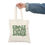 Thumbnail: Natural Cotton Shopping Bag, 🌿 Crazy Plant Lady Tote Bag 🌿, Plant Lover