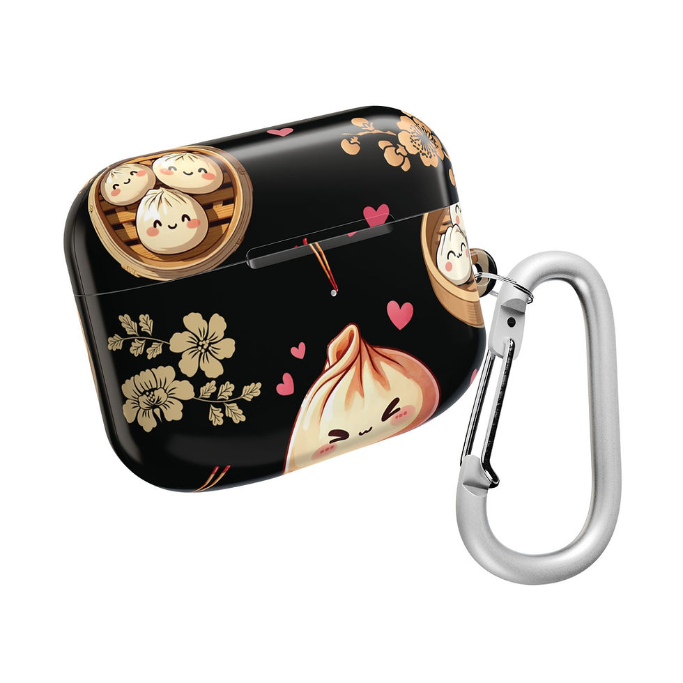 Cute Dumpling AirPod Case, Fun AirPods Asian Cover, Kawaii Accessories
