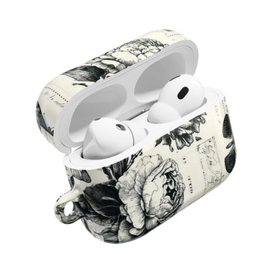 Vintage peonies earbud case