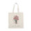 Thumbnail: Personalized Carnation Flower Tote Bag, Birth Month January Custom Name Gift
