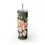 Thumbnail: Personalized Floral Skinny Tumbler, Insulated Mug, Mother's Day or Birthday Gift