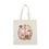 Thumbnail: Mushroom Retro Tote Bag, Boho Shroom Grocery Bag, Floral Market Tote