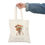 Thumbnail: Personalized Marigold Flower Tote Bag, Birth Month October Custom Name Gift