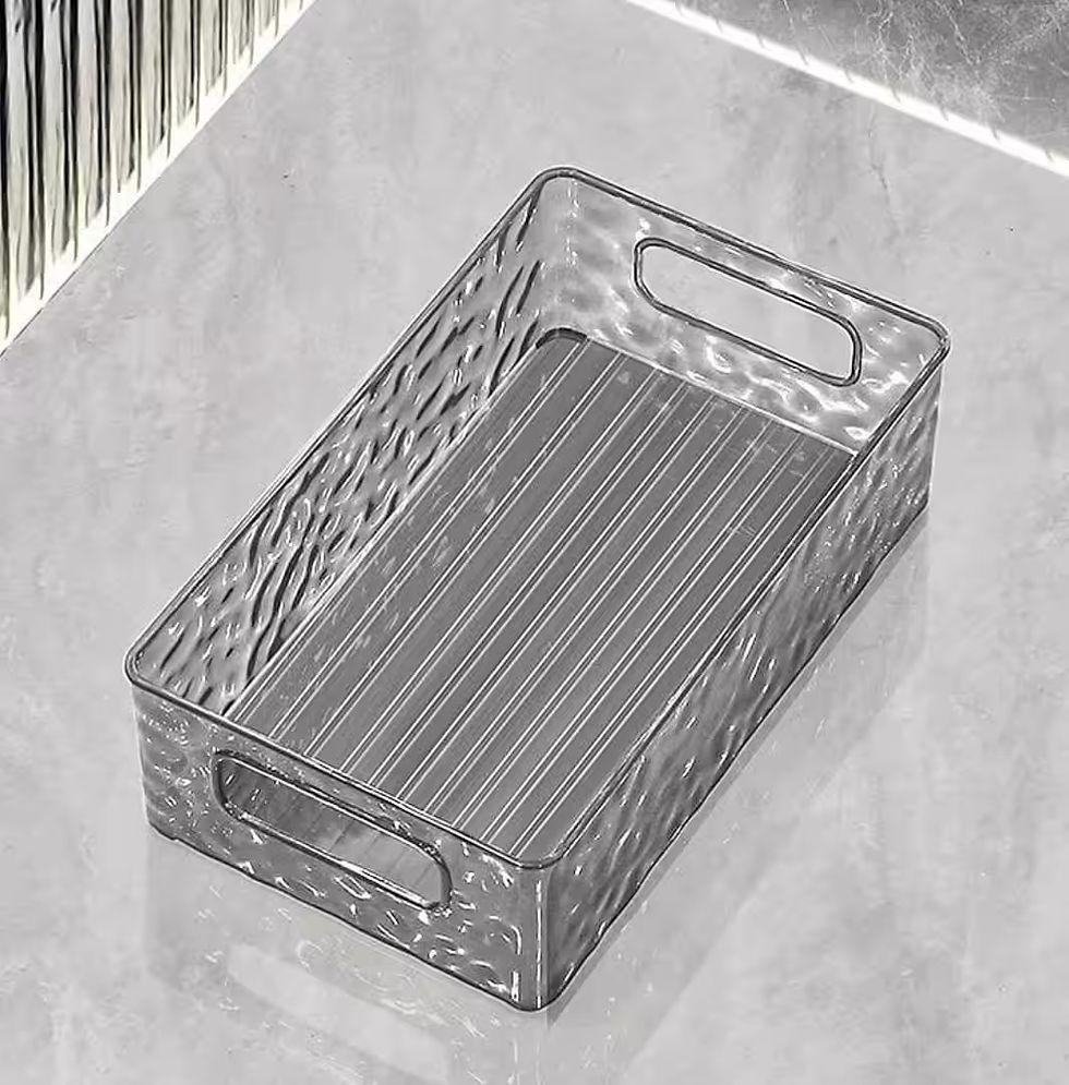 Thumbnail: Patterned Thick Acrylic Storage Containers | No cover - Basket !