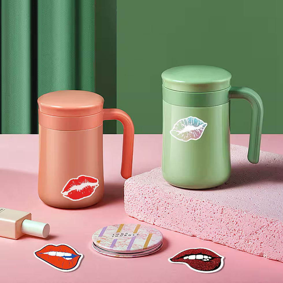 Thumbnail: Sexy Lip Aesthetic Stickers | Easily Stick on Phone| 10pcs pack
