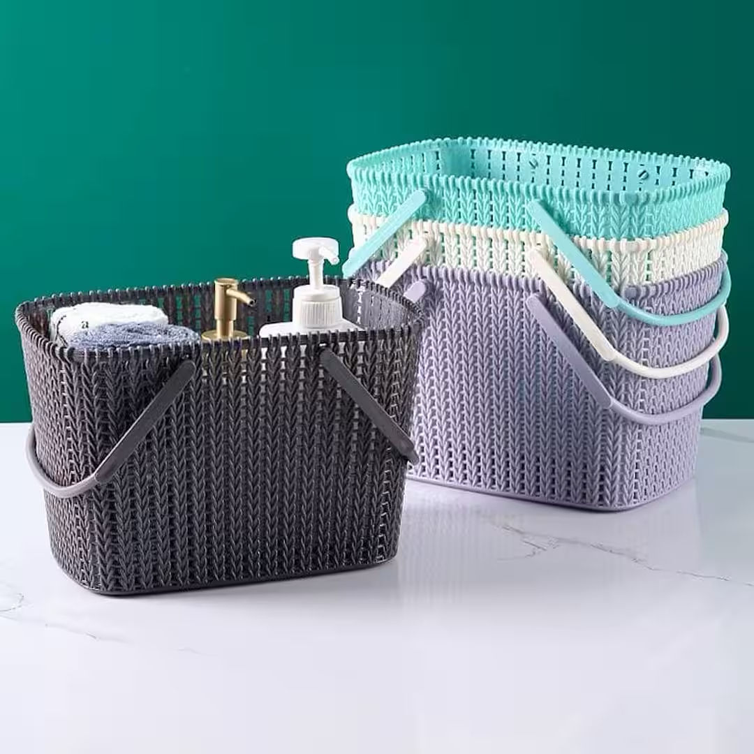 Big Woven Basket With Handle