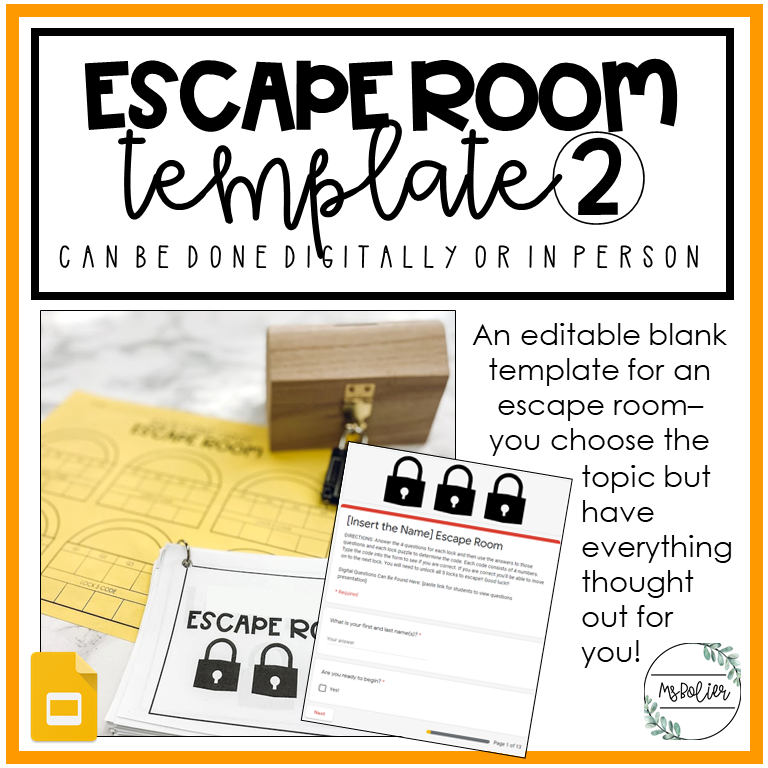 Escape Room Template 2