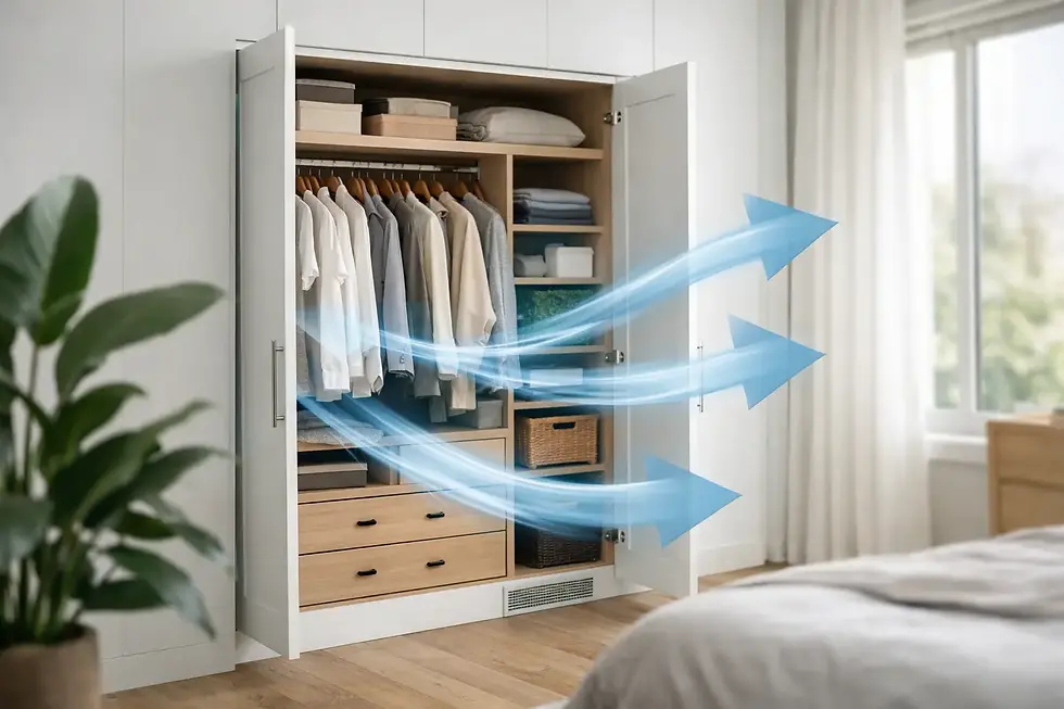 How to Ventilate Built In Wardrobes Properly