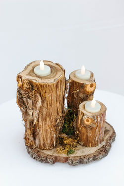 Tree Stump Votive