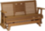 Thumbnail: 5' Plain Back Bench Glider