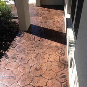 Terra-cotta - RiverRock Stamp Pattern - Valrico, FL