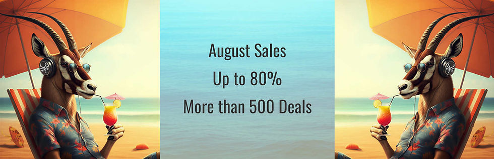 August Sales up to 80%