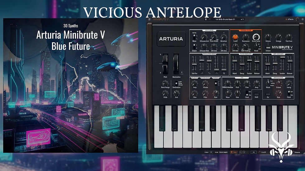 Presets for Arturia Minibrute V and Analog Lab V synths