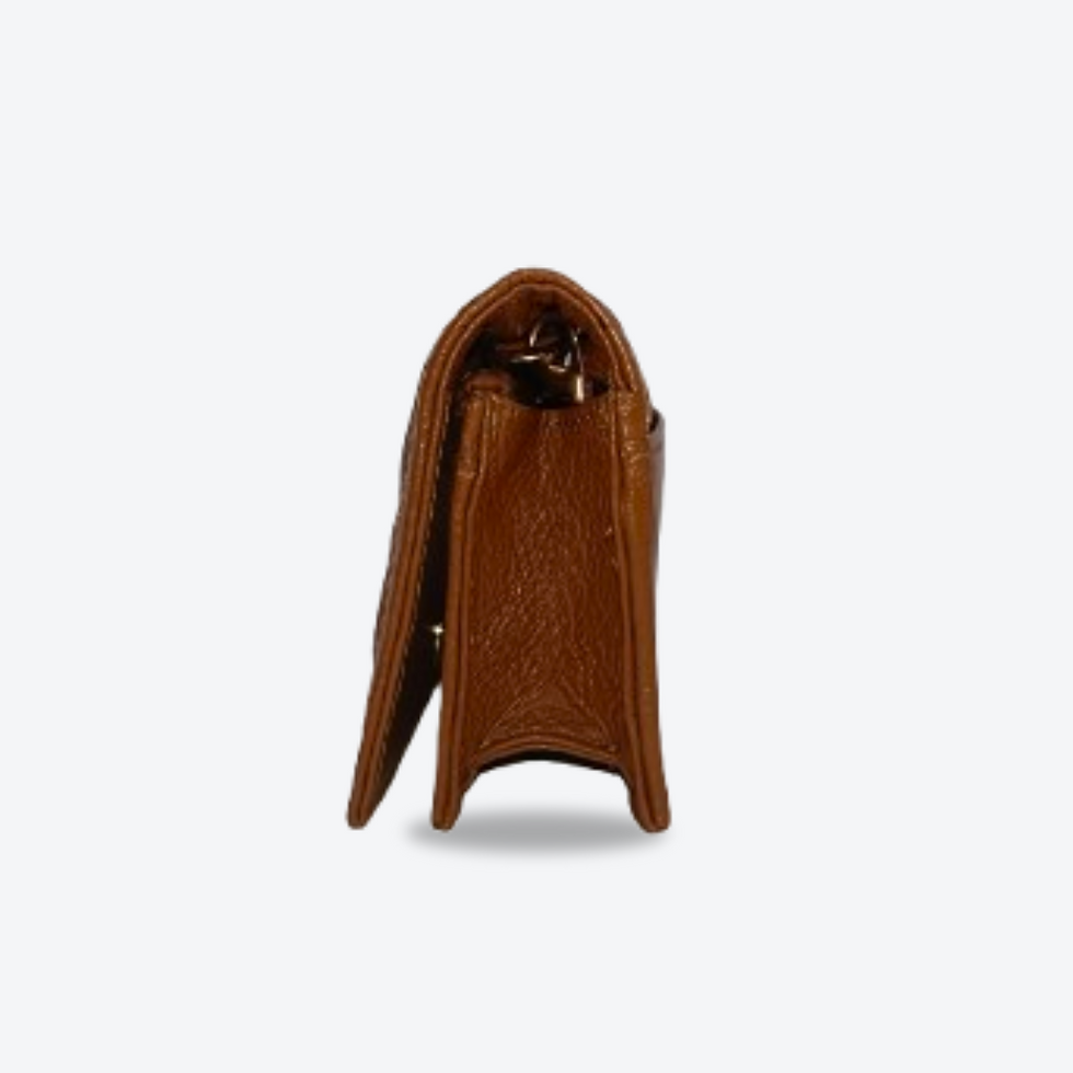 Thumbnail: Mini Bag - Brown Sling Wallet