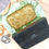 Thumbnail: Raw Silk Embroidered Clutch Bag (Gold)