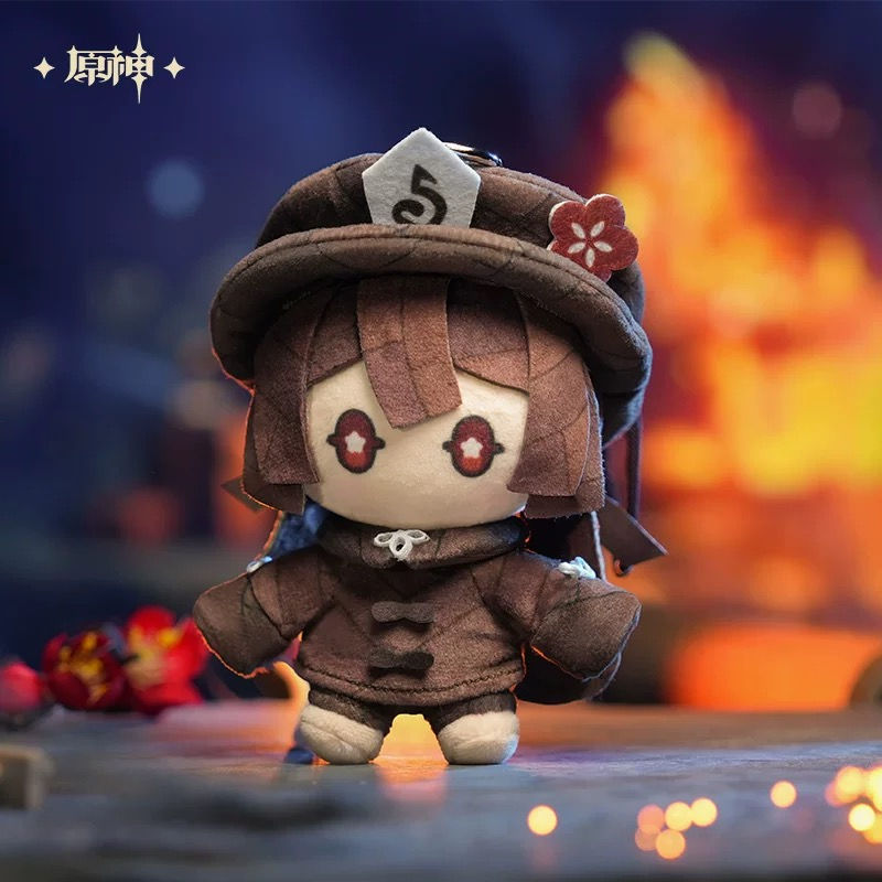 Genshin Impact Hutao Plushie Keychain