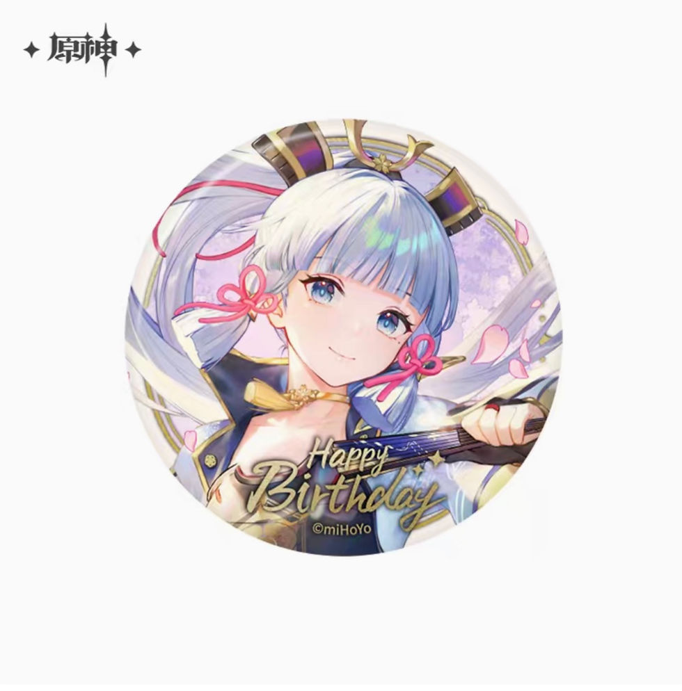 Thumbnail: 【Set B】Genshin Impact Character Birthday Round Pin