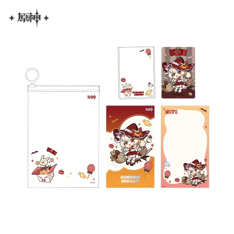 Thumbnail: Genshin Impact Halloween Stationery Set