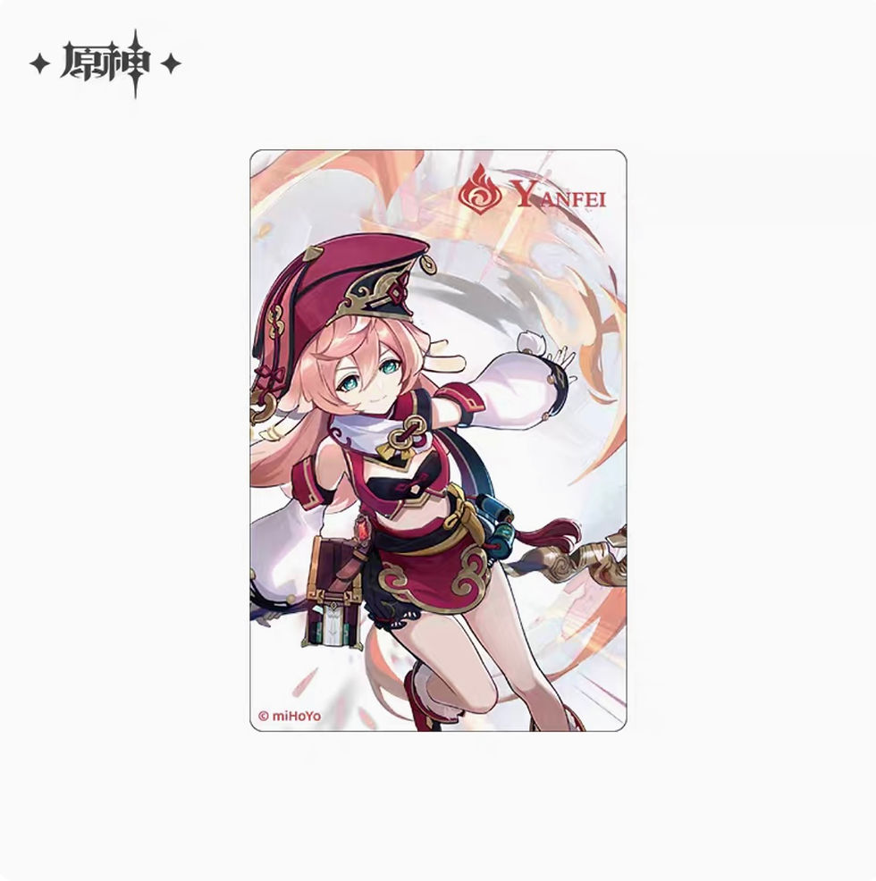 Thumbnail: Genshin Impact Acrylic Clear Card