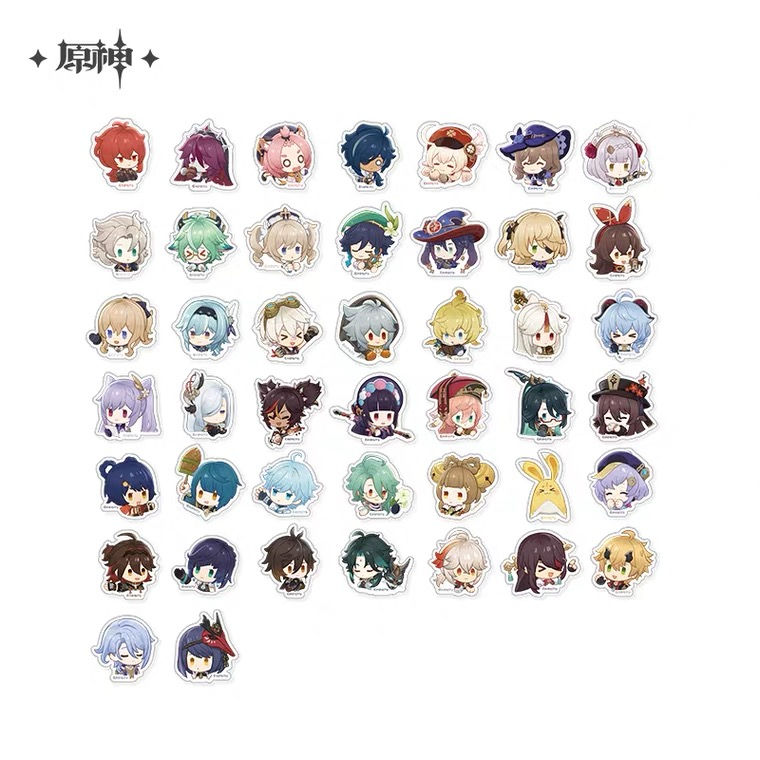 【Set B】Genshin Impact Stickers Set