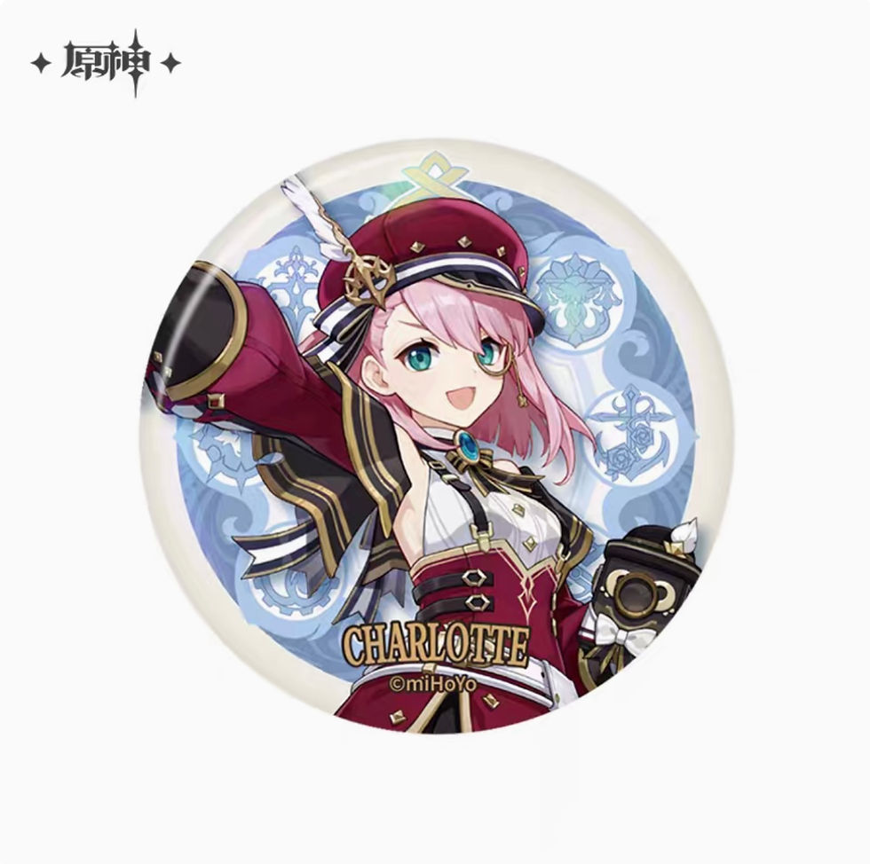 Thumbnail: Fontaine Characters Round Pin