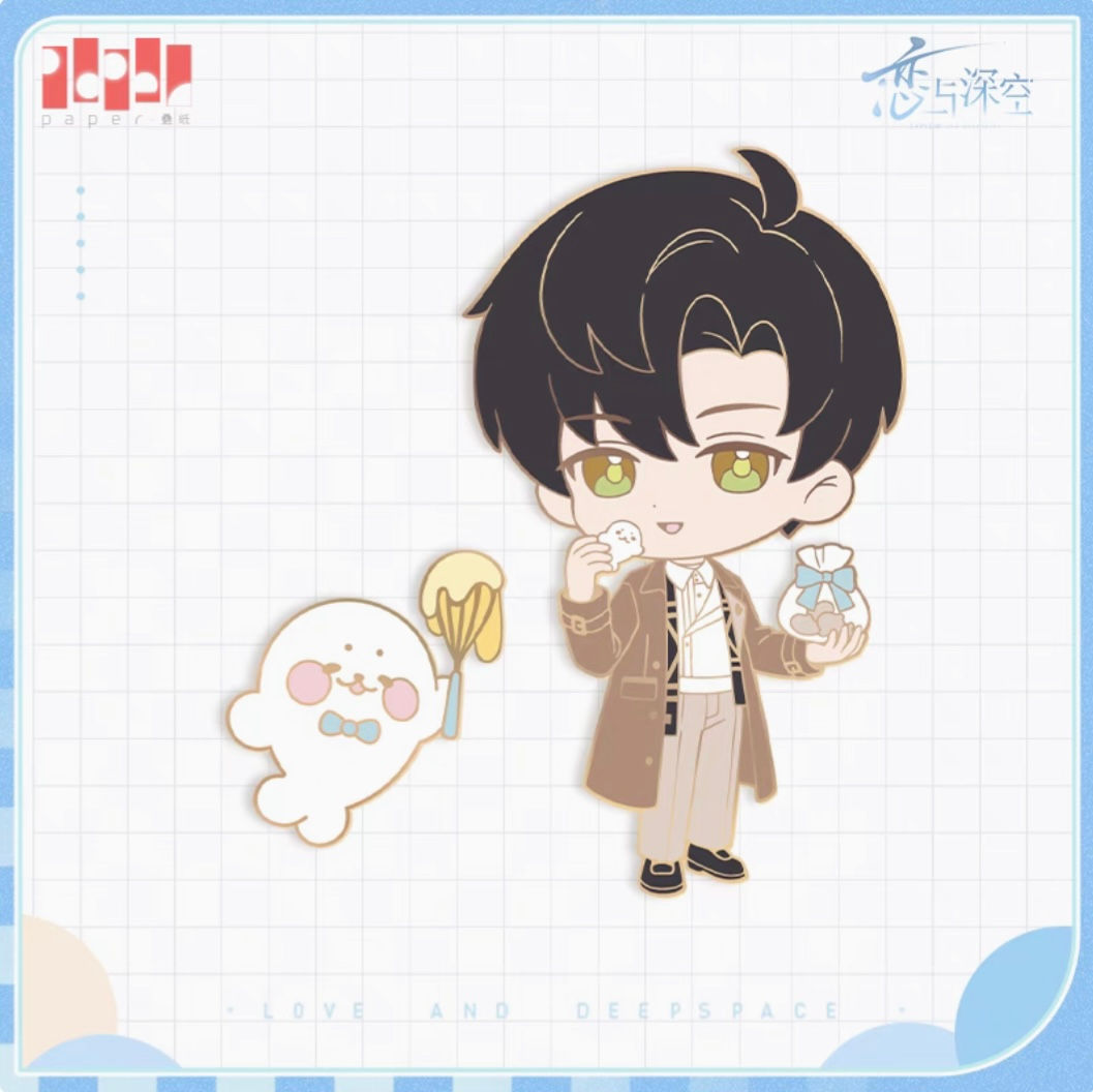 Official Zayne Birthday Metal Pins Set