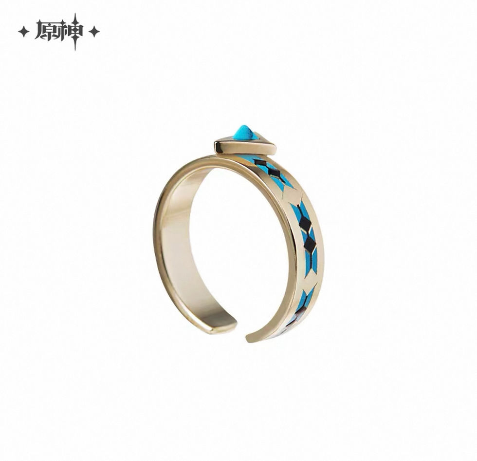 Thumbnail: Genshin Impact Citlali Themed Turquoise Ring