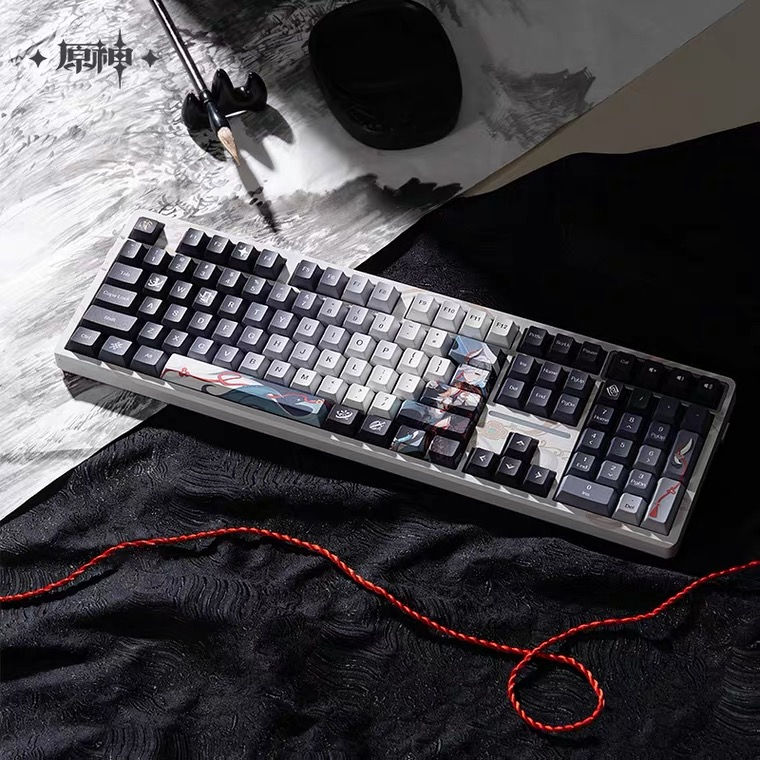 Genshin Impact Shenhe Themed Keyboard