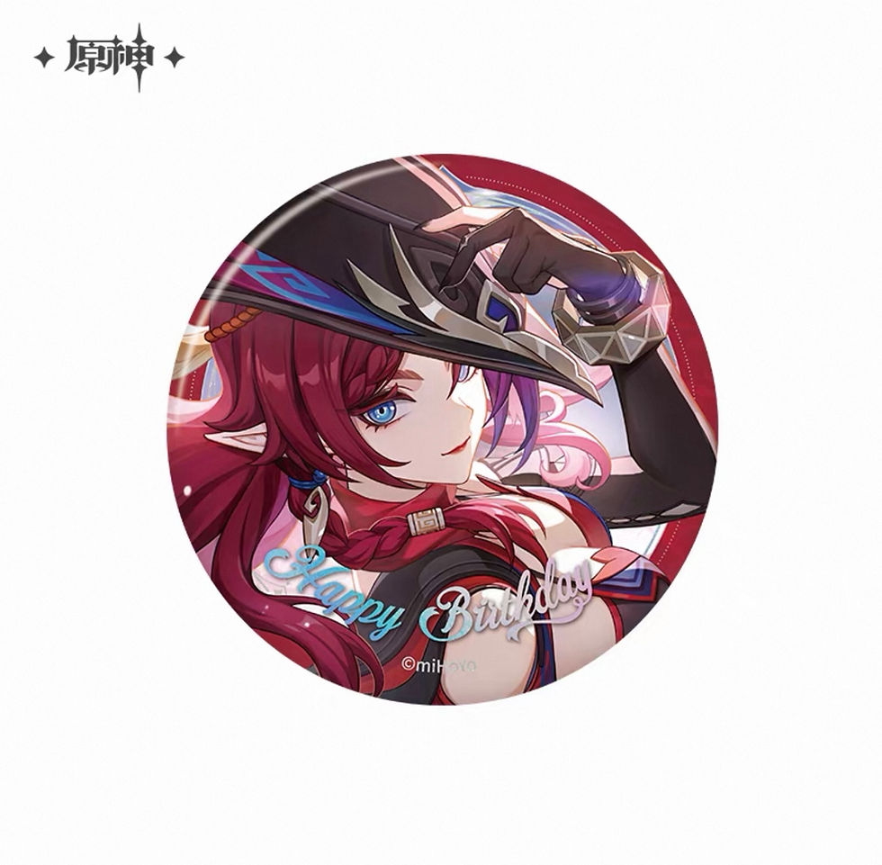 Thumbnail: 【Set A】Genshin Impact Characters' Birthday Round Pin (Year 2025)