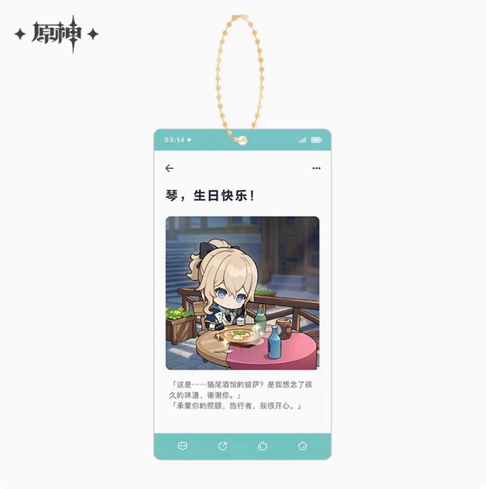 Thumbnail: 【Set B】Genshin Impact Character Birthday Acrylic Keychain